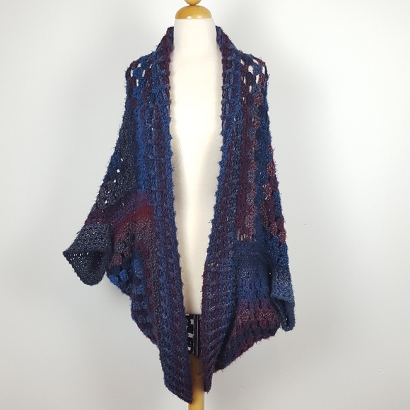 Sweaters - Hand Made Crochet Cardigan Sweater One Size